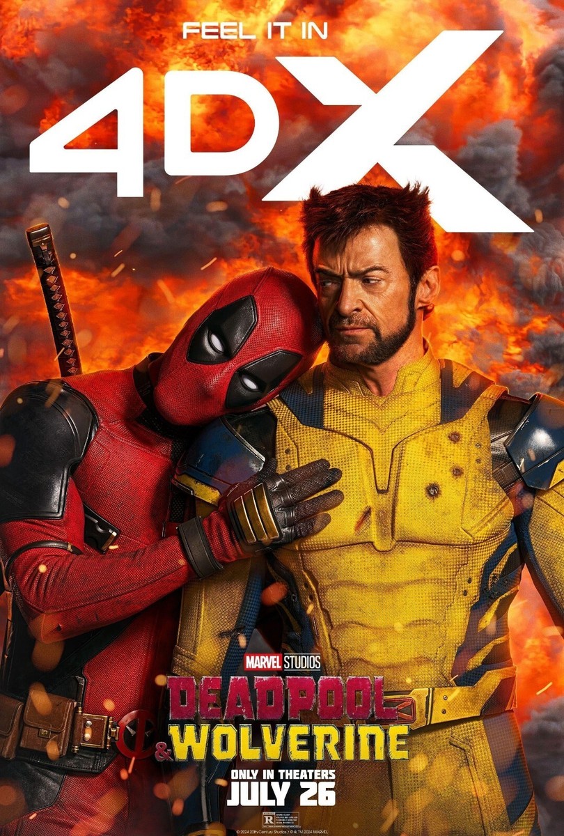 2024 Marvel Deadpool And Wolverine Movie Poster 11X17 Ryan
