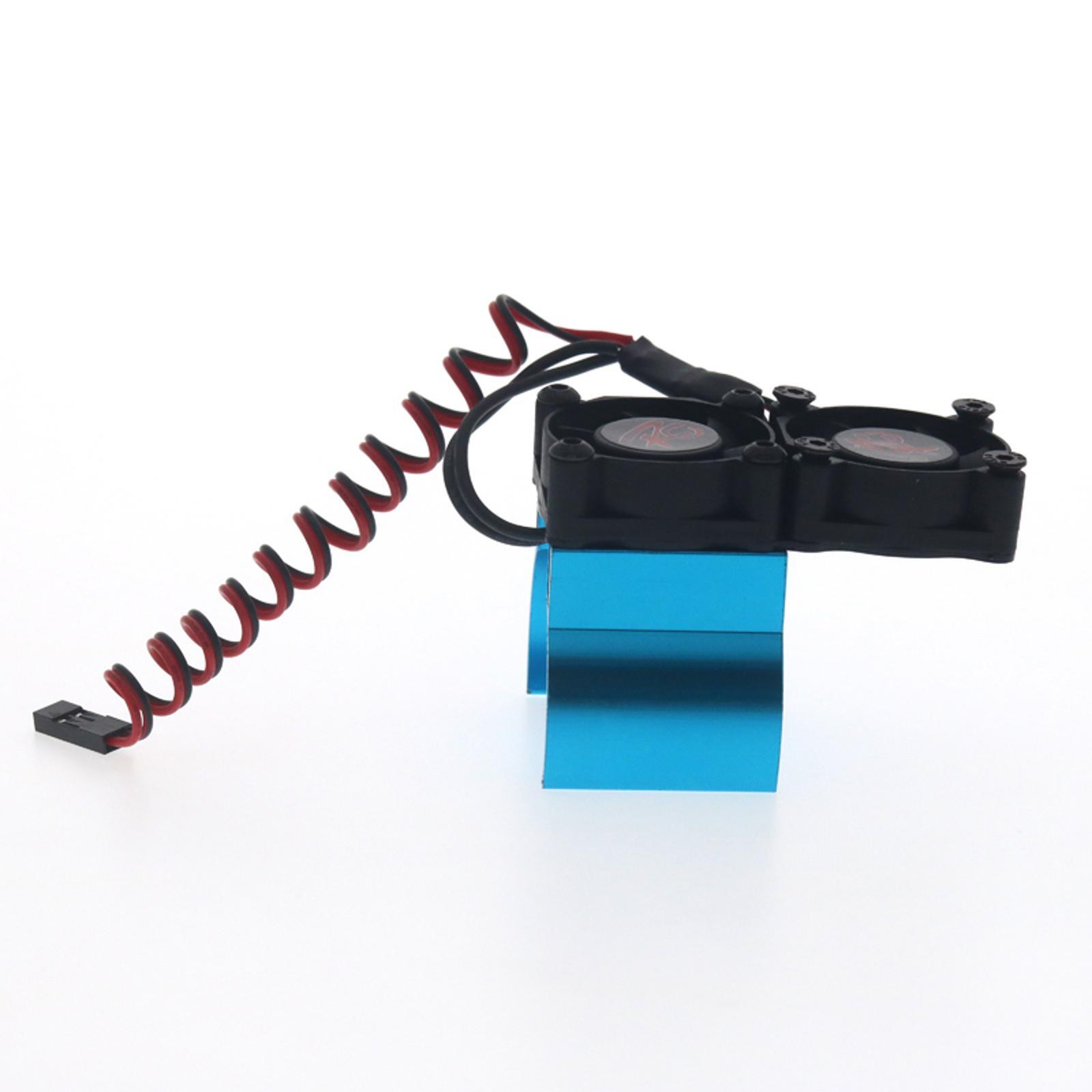 Heatsink Dual Cooling Fan with Thermal Sensor For 550 540 3650 3660 Motor Engine