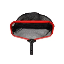 Pool Leaf Mesh Net 19.7" Larger Capacity Heavy Duty Pool Nets for Cleaning (Red)