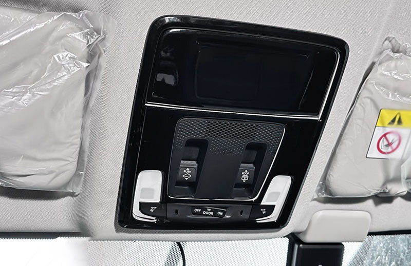 Bright Black Front Reading Lamp Frame Cover Trim For Honda