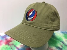 Grateful Dead Steal Your Face Embroidered Low Profile Organic Cotton Ball Cap 