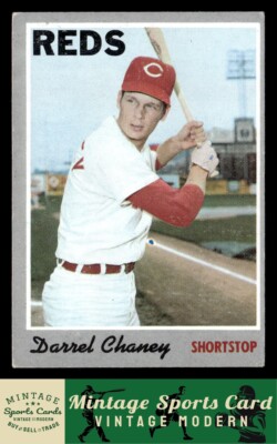 1970 Topps - Darrel Chaney - #3 Cincinnati Reds Set Break | eBay