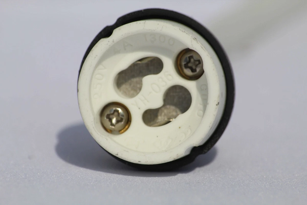 10x GU10 Soporte de lámpara LED halógeno Conector de enchufe Downlighter Reino Unido NUEVO REGLAMENTO