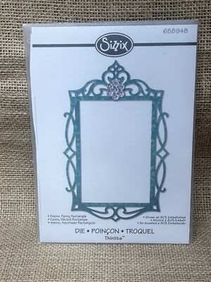 Sizzix Frame Sizzix “Frame Fancy Rectangle” Craft Die Cut Shape | eBay