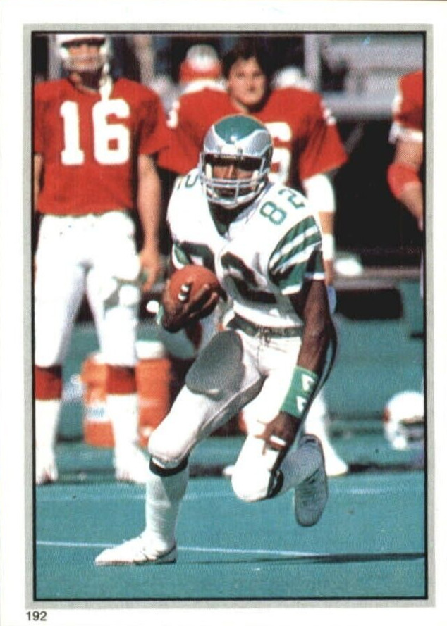 Mike Quick-Philadelphia Eagles-1985 Topps Coming Soon Stickers #192