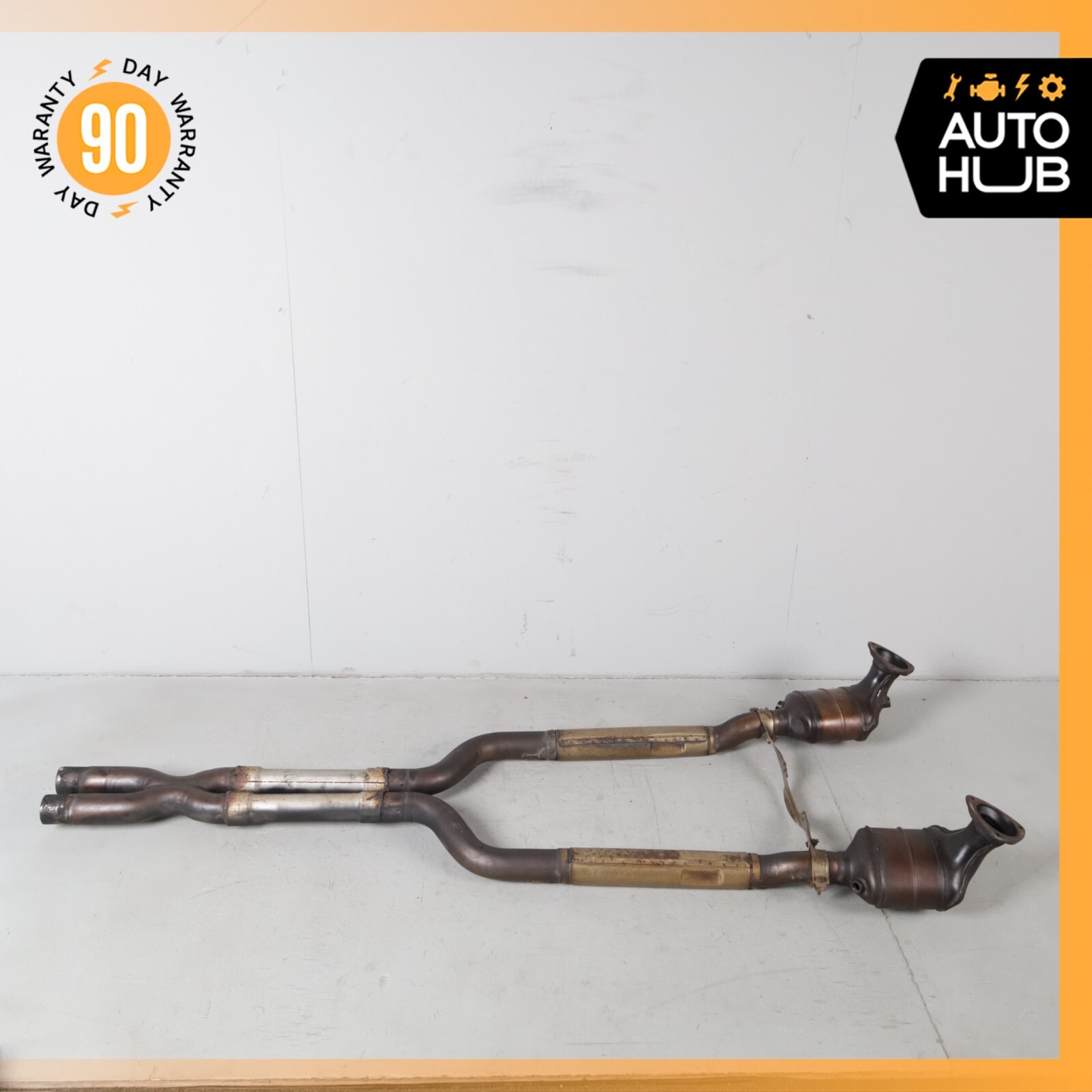 04-19 Maserati Quattroporte M139 Exhaust Downpipes Right & Left Set OEM