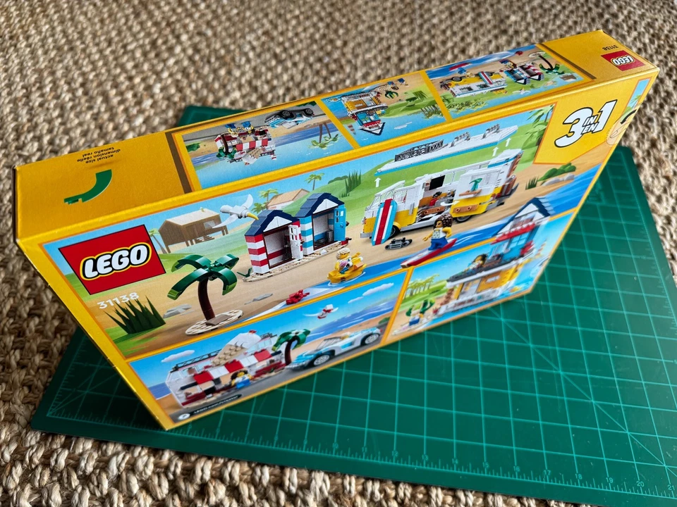 LEGO Creator 31138 Beach Camper Van — New, Factory Sealed, Unopened - Image 4 of 4