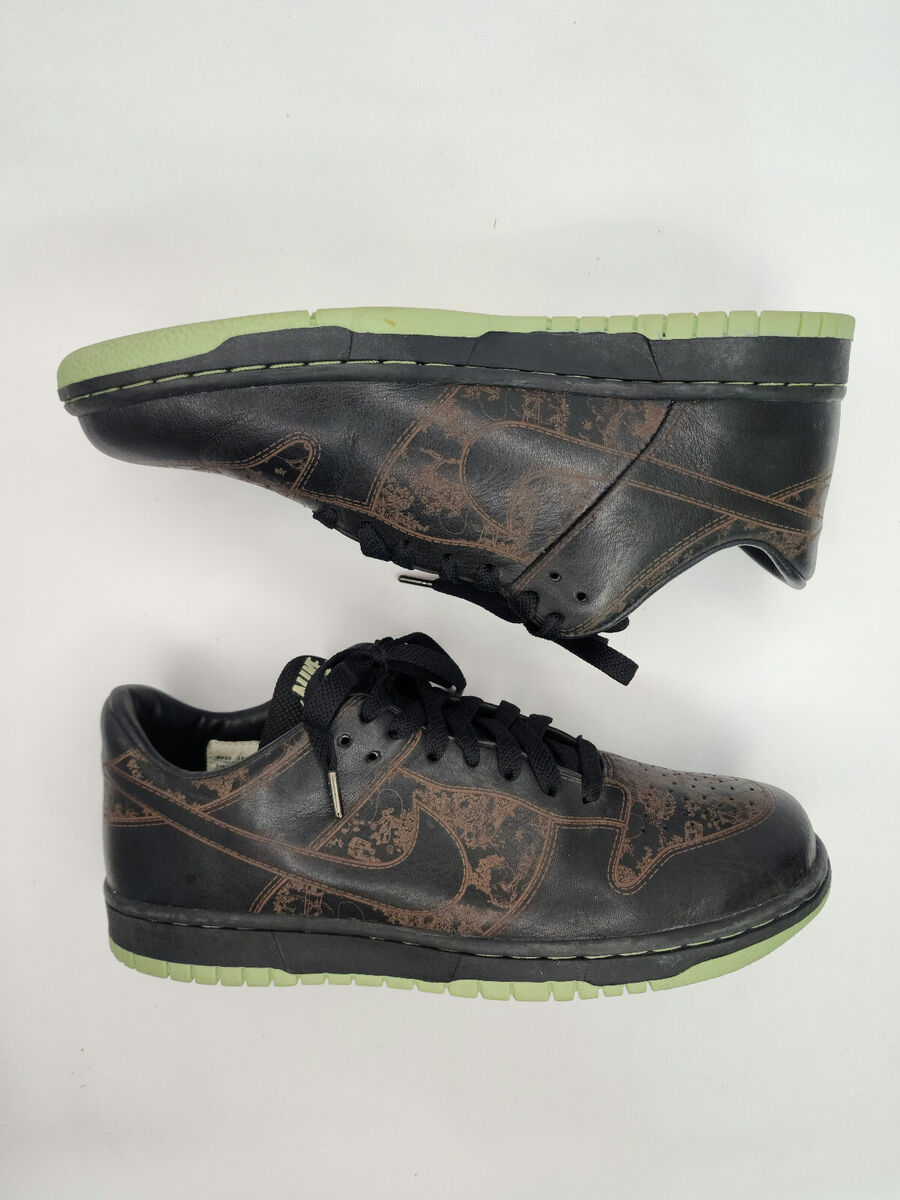 Nike Dunk One Piece Laser 9.5 Black / Brown Leather 2005 Nike Dunk One Piece Laser 9.5 Black / Brown Leather 2005