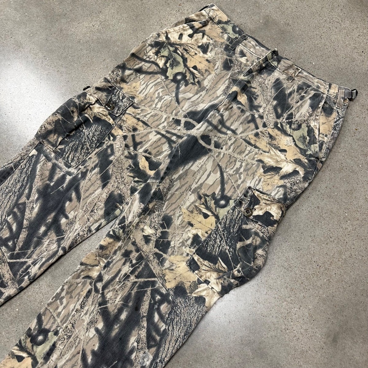 Pantalon Cargo Vintage Mossy Oak – Camouflage Companions – Taille 36x32 – Homme