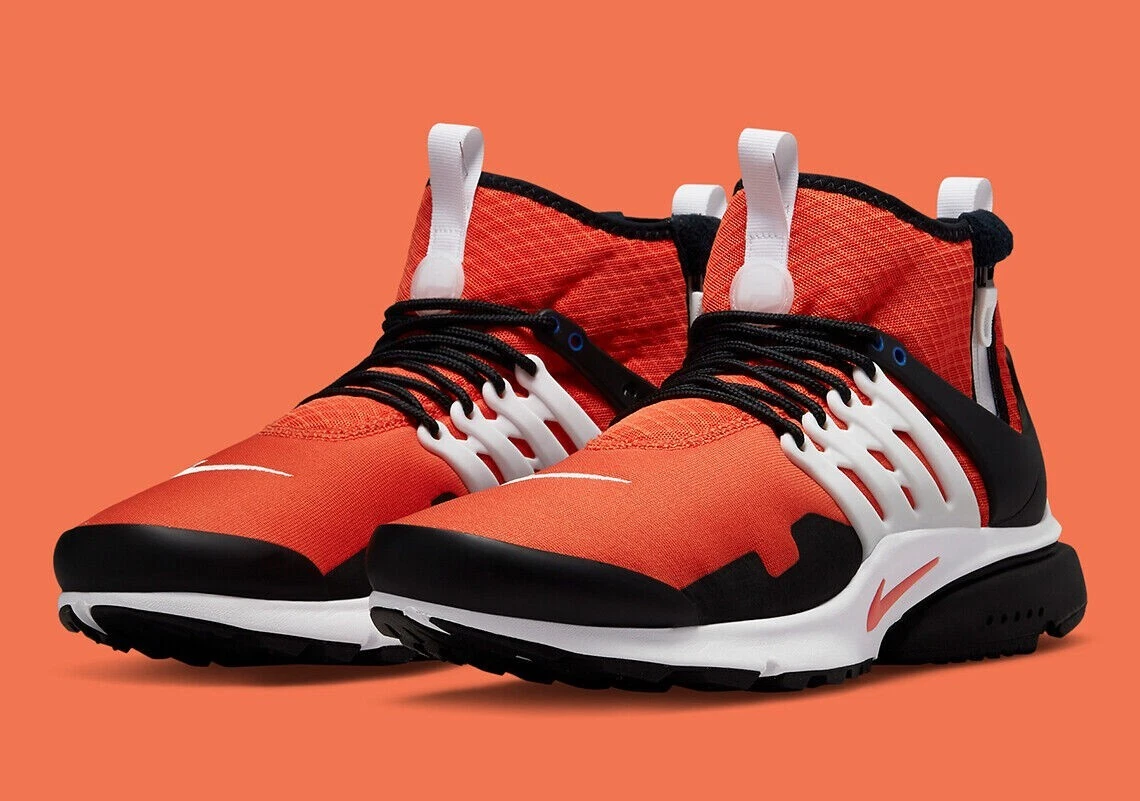 Nike Air Presto Mid Utility Orange Black White DC8751 800 Men s
