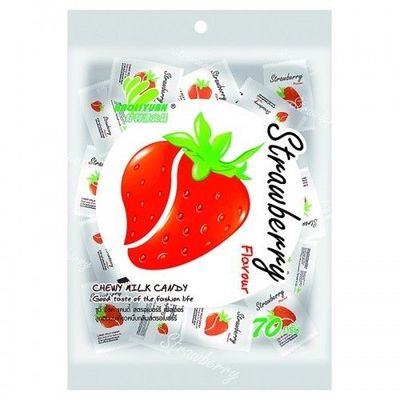Strawberry Flavour Chewy Candy Milk Toffee Thai Tasty Fruit