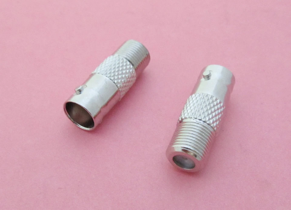 20x BNC Female Jack to F Female Jack For TV PAL Cable Straight Connector Adapter - Image 3 of 4