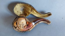 Ancienne pipe en écume de mer serre d'aigle