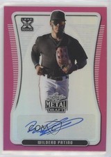 2020 Leaf Metal Draft Pink Rainbow 8/20 Wilderd Patino #BA-WP1 Auto k4s