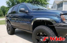 For99-2004 Jeep Grand Cherokee Stainless Fender Wheel Well Trim Lip Arch 2 4pc