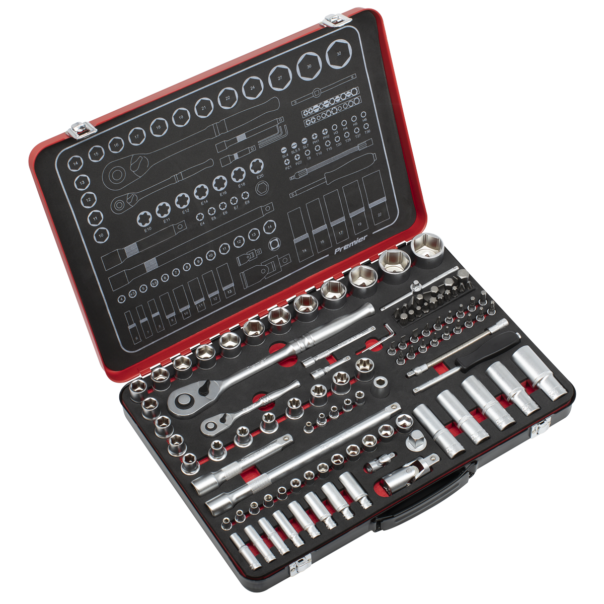 Premier Platinum Socket Set 1/4
