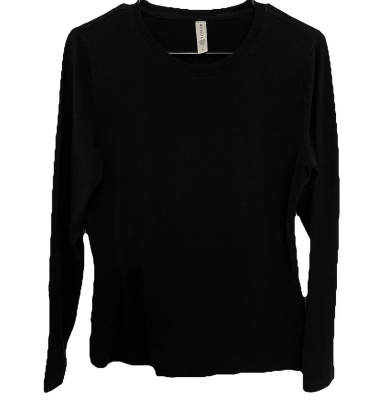 Black Long sleeved Athleta T Shirt Excellent Condition