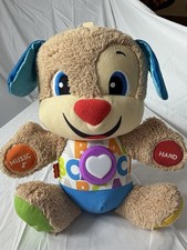 Fisher-Price Laugh  Learn Interactive Plush Puppy Toy with Music, Medium Size
