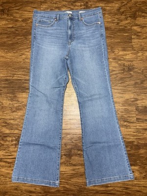 Sofia by Sofia Vergara High Rise Melisa Flare Jeans Size 16 Women Blue Excellent