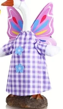 Unique Goose clothes outfit 25-27 Plastic or Cement Butterfly