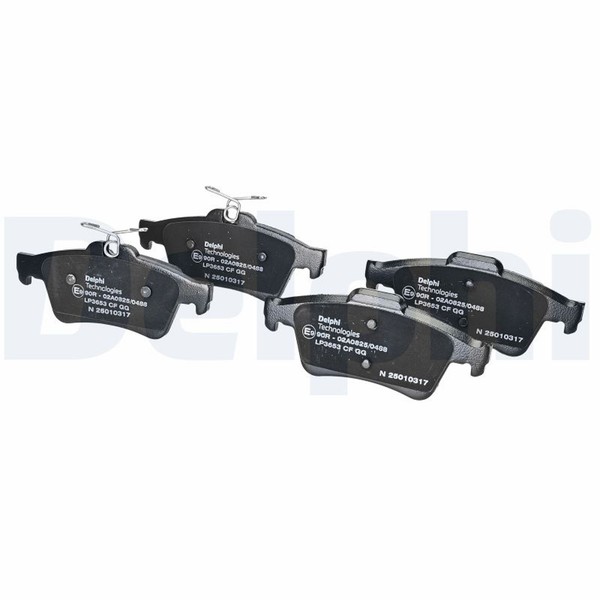 Delphi Bremsbelagsatz Scheibenbremse LP3653 FüR Ford Transit Connect V408 Tdci-image