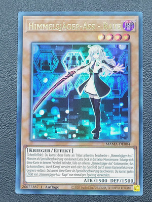  Himmelsjäger-Ass - Raye MAMA-DE004   Yu-Gi-Oh!   Ultra Rare   Near Mint   DE