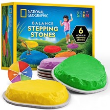 National Geographic 6Piece Balance Stepping Stones Set for Kids