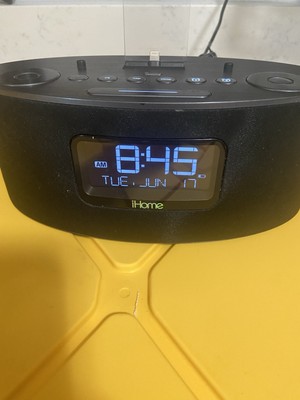 iHome iDL46 FM Stereo Clock Radio with Lightening Dock for iPhone FREE DELIVERY