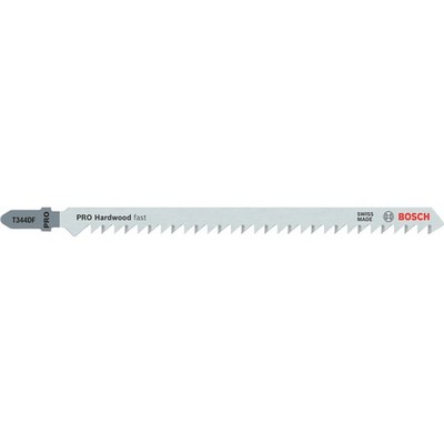 Bosch Accessories 2608634243 Stichsägeblatt T 344 DF Speed for Hard Wood, 5er...