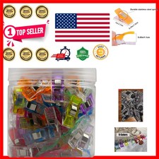 Sewing Clips,100 Pcs,Sewing Clips for Fabric,Fabric Clips for Sewing and Quil...
