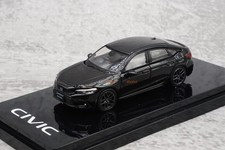 1:64 Civic FL1 Black Alloy Diecast Model Car JDM Collectible Miniature