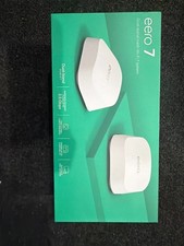 NEW Sealed Amazon eero 7 Dual Band Mesh Wi-Fi 7 System Router 2-Pack Latest A
