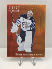 2025-26 Upper Deck Allure #CF-27 Connor Hellebuyck Color Flow Red-Orange
