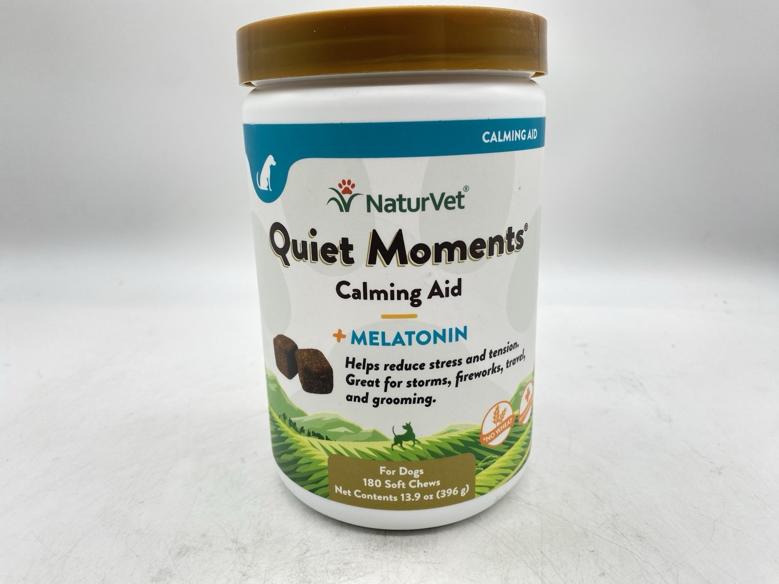 NaturVet Quiet Moments Calming Aid Soft Chew Supplement for 