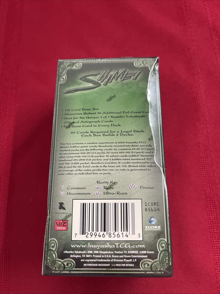 Shimei: Booster Box New Sealed Product Inuyasha TCG 12 Packs (SEALED) - Image 3 of 4