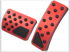 1 Set Car Brake Pedal Pad Gas Accelerator Pedal Cover For Jeep 2011-2021 Red 1 Set Car Brake Pedal Pad Gas Accelerator Pedal Cover For Jeep 2011-2021 Red