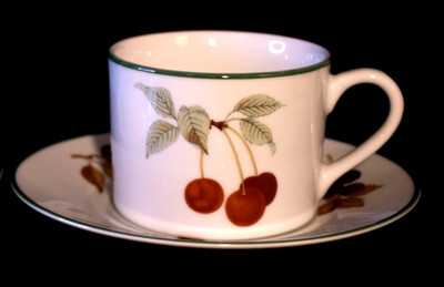 Royal Worcester Evesham Vale - Teetasse & Untertasse - einzelnes Ersatzstück
