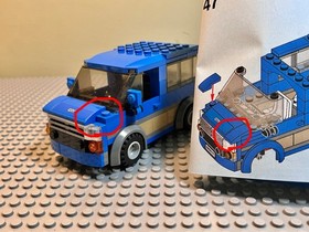 LEGO City 60117 Van and Caravan Camper Trailer W/Manual Pre-Owned 99% Complete