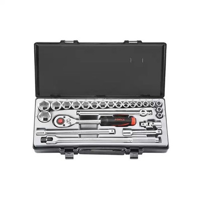 1/2'' Steckschlüsselsatz Golfprofil SAE 24-teilig 1/2'' Golfprofil Nüsse SAE Set
