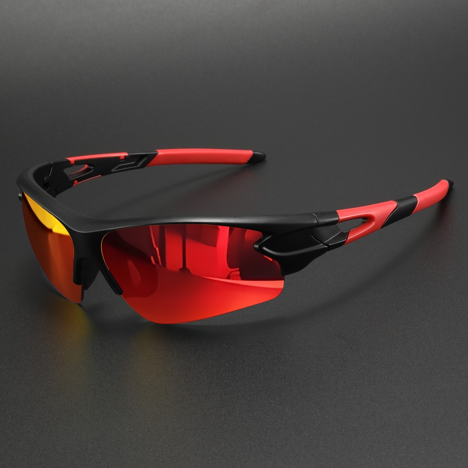 Unisex Sports Sunglasses Polycarbonate UV400 Cycling Running Fishing Glasses..