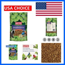 3.5oz Mealworm Bird Food - Attracts Bluebirds, Cardinals, and More