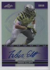 2016 Leaf US Army All-American Bowl Metal 5/25 Jordan Elliott #58 Auto 0b5