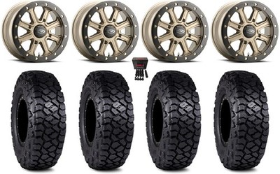 ITP Inertia Bdlk 15'' Wheels Br +40mm 30'' Intersect Tires Commander Maverick