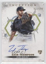 2022 Topps Inception Base Rookie and Emerging Stars /299 Zach Thompson Auto 0w8