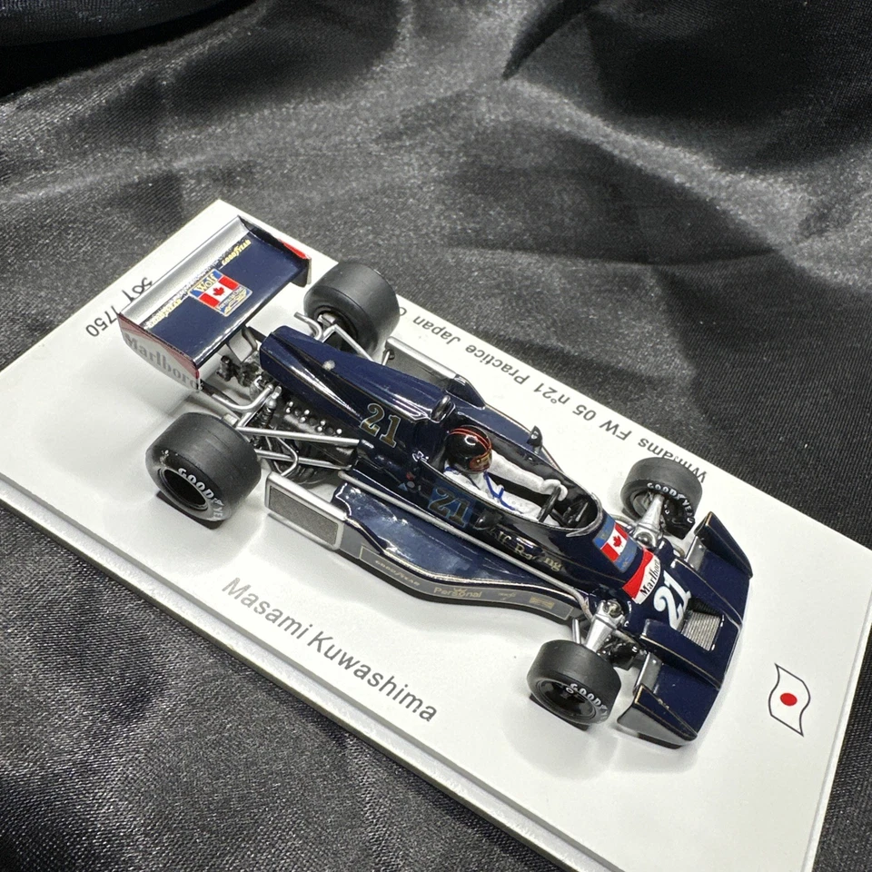 1/43 SPARK SJ020 WILLIAMS FW05 PRACTICE JAPAN GP 1976 #21 MASAMI KUWASHIMA USA - Image 3 of 4