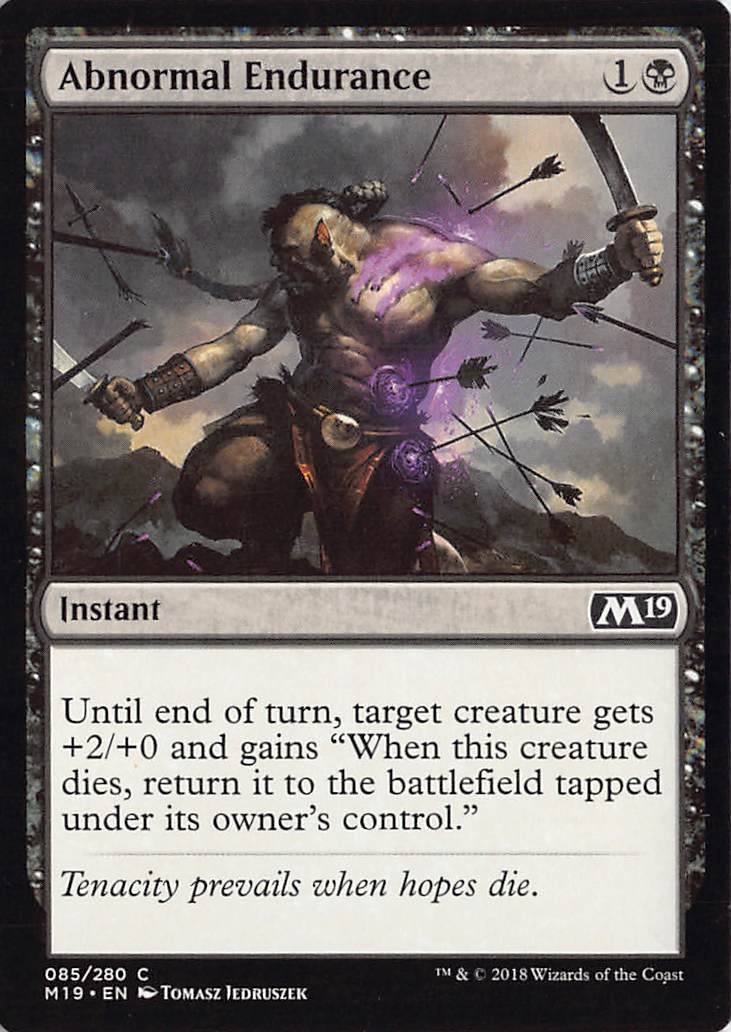 Abnormal Endurance 85 NM Core Set 2019