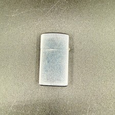 Vintage April 2002 Zippo Lighter Brushed Chrome D 02 Bradford PA Made in USA