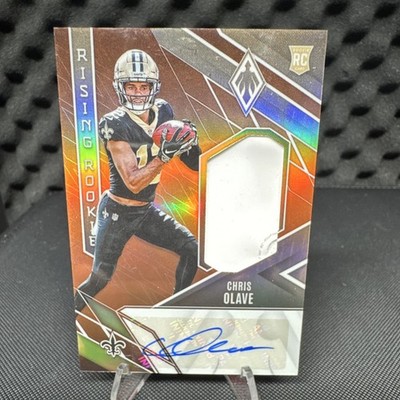 Panini 2022 Phoenix Chris Olave Rising Rookie Auto Mem Gloves /99 Saints #RMS-CO
