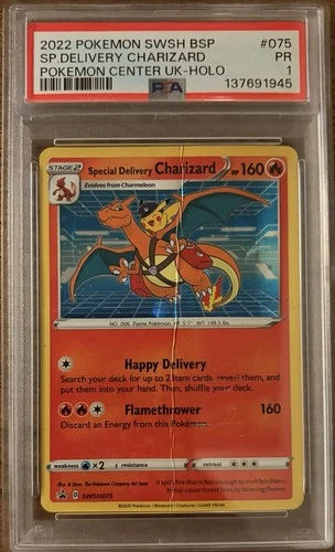 2022 Pokemon SWSH BSP Special Delivery Charizard PSA 1