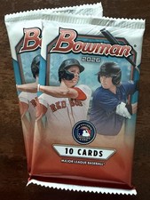 (2) BLASTER BOX Pack Lot 2026 Bowman Baseball Chrome Prospect Green Auto?